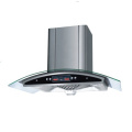 Tempered bend glass for range hood